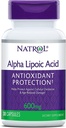 Natrol Alpha Acide lipoïque 600 mg Capsules 30 ea (emballage de 4)