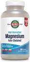 KAL Magnésium glycinate comprimés, entièrement chélaté, formule d'absorption élevée avec Magnésium bisglycinate chélate pour Nerve, Muscle & Bone Health Support, Vegan, Sans gluten, Taille de la valeur, 240 comprimés