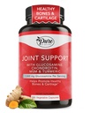 Pure By Nature Joint Support, Glucosamine avec Chondroïtine Turmeric MSM Boswellia Supplément, 180 Capsules