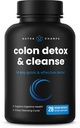 NutraChamps Colon Cleanse & Detox for Weight Loss [Nettoyeur rapide de 14 jours] Formule sûre et efficace avec des enzymes probiotiques et digestives pour le soulagement de la constipation