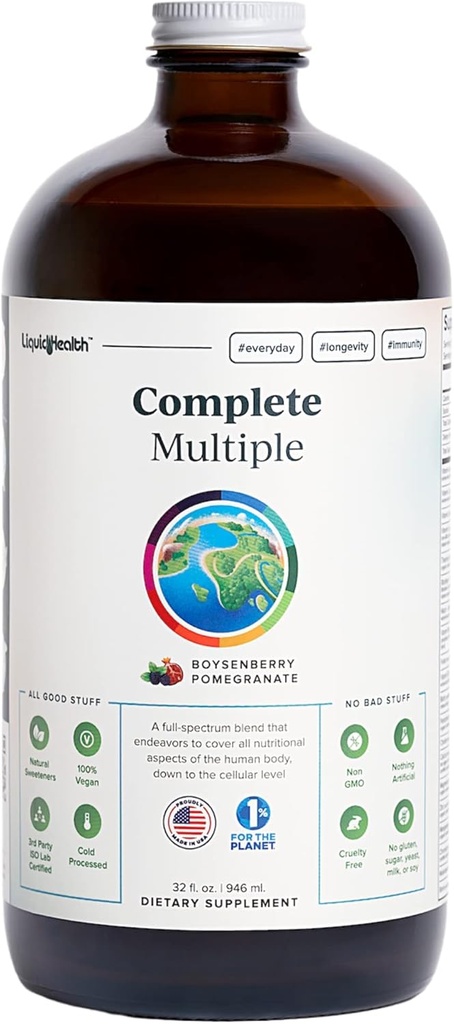Produits de santé liquides complets multiples originaux, 32 Fluid Ounce