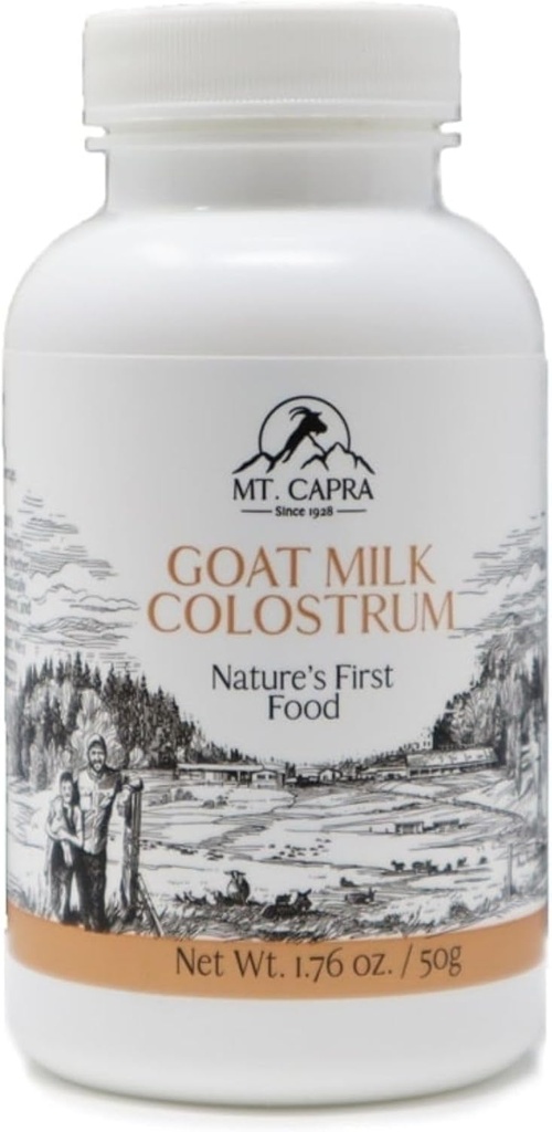 Mt. Capra Lait de chèvre Colostrum de l'Immune en santé, Gut, et performance athlétique.