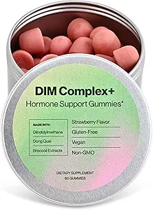 Gommies complexes DIM pour le soutien hormonal Diindolylméthane extra-fort Plus Extrait de Dong Quai et Brocoli