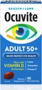 Bausch & Lomb Ocuvite Adulte 50+ Vitamine oculaire et softgels minéraux 50 ea (paquet de 4)
