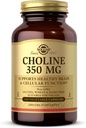 Solgar Choline 350 mg - 100 capsules végétales - Non-OGM, Vegan, Kosher - 100 portions