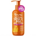 Zesty Paws Wild Alaskan Omega-3 Blend Pollock + Salmon Oil pour chiens et chats- Skin and Coat Support, Omega 3 Supplément pour animaux, 8,5oz