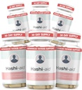 IBDassistTM Hashi Aid Thyroïde Support pour les femmes et les hommes - Supplément thyroïde pour la maladie et l'hypothyroïdie de Hashimoto* - avec Ashwagandha, Sélénium, Zinc, Vitamines essentielles et plus - 30 Capsules (6 Pack)
