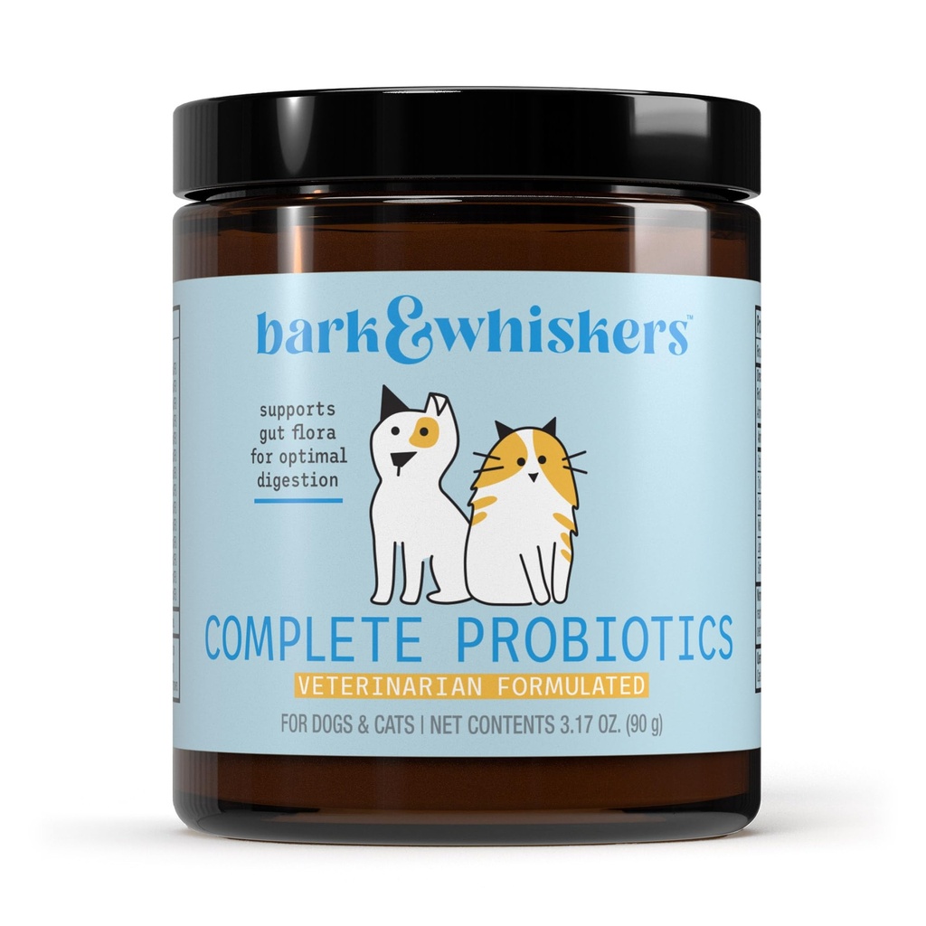 Dr Mercola, Probiotiques complets, pour chats et chiens, 3,17 oz (90 g), soutient la fonction immunitaire, soutien digestif, non OGM, sans soja, sans gluten