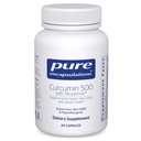 Encapsulations pures Curcumin 500 avec Bioperine - Supplément antioxydant pour soutenir les articulations, tissus, foie, colon et santé cellulaire* - avec Curcumin et bioperine curcumine curcuma-uréthane - 60 capsules