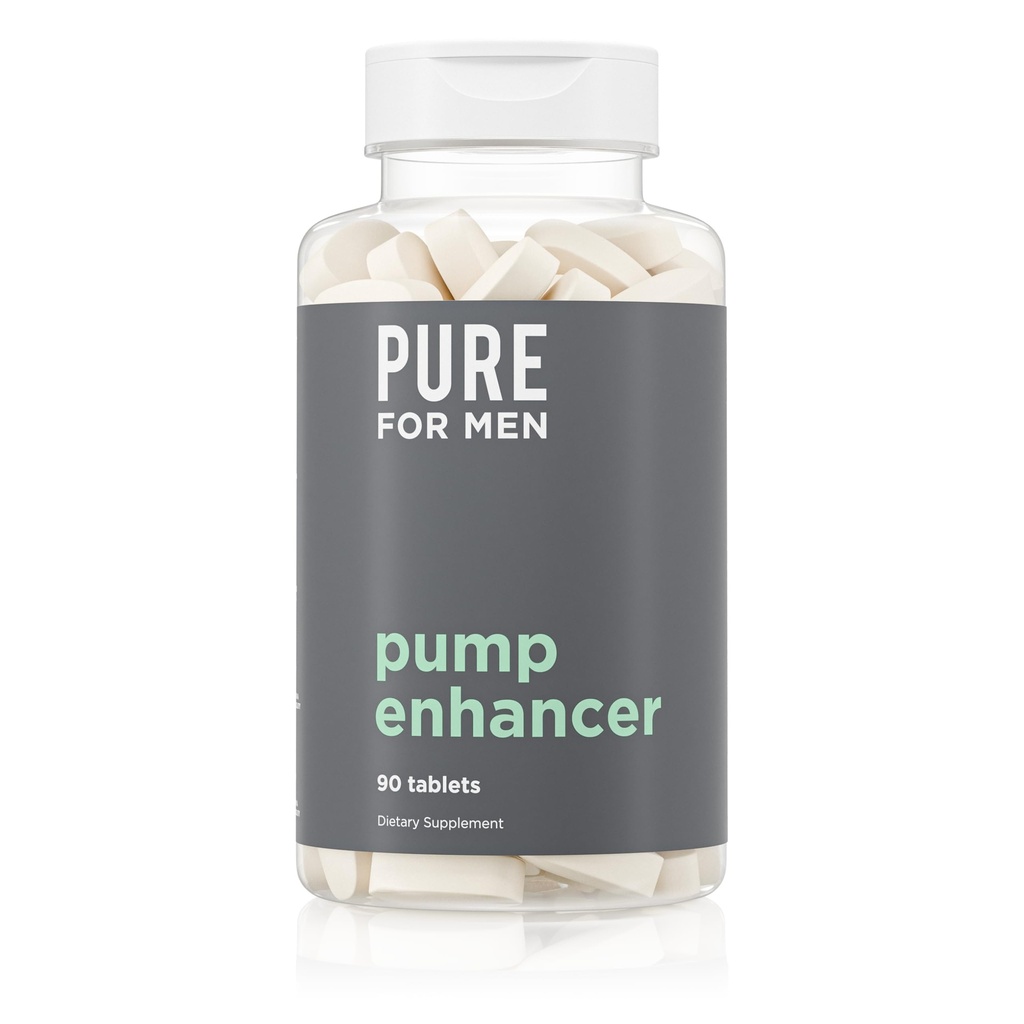 Pure for Men Pump Enhancer (en anglais seulement) Supplément préentraînement pour la pompe musculaire, l'endurance et l'augmentation du flux sanguin (en anglais seulement) Booster à oxyde nitrique avec L-Arginine et L-Citrulline (en anglais seulement)