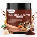 Poudre de Champignon - Supplément de Poudre de Champignon avec Mane du Lion, Hericium Erinaceus, Ganoderma Lucidum, Cordyceps Militaris, Shiitake
