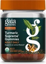 Gaia Herbs Turmeric Supreme Adult Daily Gummies-Daily Swelling Support for Healthy, Active Life-USDA Certified Organic Blend of Turmeric and Supportive Herbs-40 Gummies(20-Day Supply)