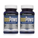 American BioSciences ImmPower (en anglais seulement) Amélioration du soutien immunitaire, de l'activité des cellules tueuses naturelles et de la production de cytokine (en anglais seulement) 30 capsules végétariennes, 500mg de AHCC par gélule (2 pack)