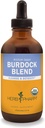 Herb Pharm Burdock Mélange d'extrait liquide pour soutenir le nettoyage et la désintoxication - 4 Once