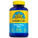 Nature's Life Picolinate de zinc 30mg Plus 2mg de cuivre - Supplément de zinc chélaté pour le soutien immunitaire, cardiovasculaire, cutané, cellulaire et musculaire - Garantie de 60 jours - 250 portions, 250 capsules