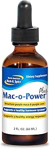 NORTH AMERICAN HERB & SPICE Mac-o-Power Plus - 2 fl. oz - Extrait de maca brute - Soutienne un système hormonal sain et une réponse énergétique - Non-OGM - 172 portions