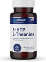 Formule 5-HTP pour soulager le stress et soutenir la relaxation pour les adolescents et les adultes avec 5-HTP, L-Theanine, Vitamine B6, Vitamine B12, Magnésium - Doctor Formulé - Magnésium Stearate Free - 60 capsules.