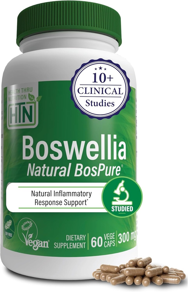 Santé Thru Nutrition Boswellia 300mg 60 Capsules comme Bospure AKBAMAX.