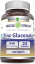 Formules étonnantes Supplément au gluconate de zinc 50 Mg de gluconate de gluconate de gluconate de gluconate de gluconate de gluconate de gluconate de gluconate de gluconate