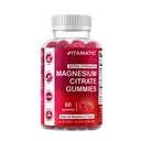 Gommies Vitamatic Extra Strength Magnésium – 255 mg (magnésium élémentaire) par service – 60 Gommies Végétaux soutient la relaxation, la fonction musculaire et nerveuse, la santé osseuse et la production d'énergie