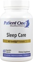 Soins de sommeil pour patient 1 , Supplément pour soutenir la transition vers le sommeil et le sommeil reposé* , avec Camomile, Valérian, Melatonine et plus 60 capsules