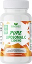 Pure Liposomal Vitamin C - 1200mg Immune System & Collagen Health Booster, Helps Anti Aging Skin Vitamins, Sodium Ascorbate, Sunflower Lecithin, Lypo Spheric - 60 Capsules