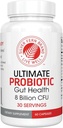 Silver Fern Brand Ultimate Probiotics - Probiotiques pour les femmes et les hommes - Supplément de santé pour les gourdes formant des spores de 8 milliards CFU - ADN vérifié, végétalien, plateau-stable, haute survie - 60 capsules
