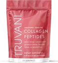 Truvani Hydrolyzed Collagen Peptides , non aromatisé , 28 portions 20g Poudre de protéines de collagène , 20g