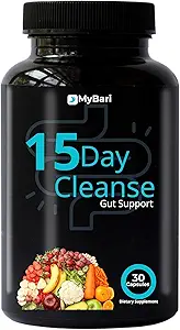 Nettoyage de 15 jours - Support Gut et Colon - Détox Gut avancé pour les femmes et les hommes avec Senna, Cascara Sagrada & Psyllium Husk - Non-OGM - Fabriqué aux États-Unis - 30 capsules