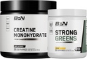BARE PERFORMANCE NUTRITION BPN Créatine Monohydraté et vert fort Bundle