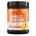 Optimum Nutrition Amino Energy - Pré-entraînement avec thé vert, BCAA, acides aminés, Keto Friendly, extrait de café vert, poudre d'énergie - refroidisseur orange, 65 portions (emballage mai Vary)