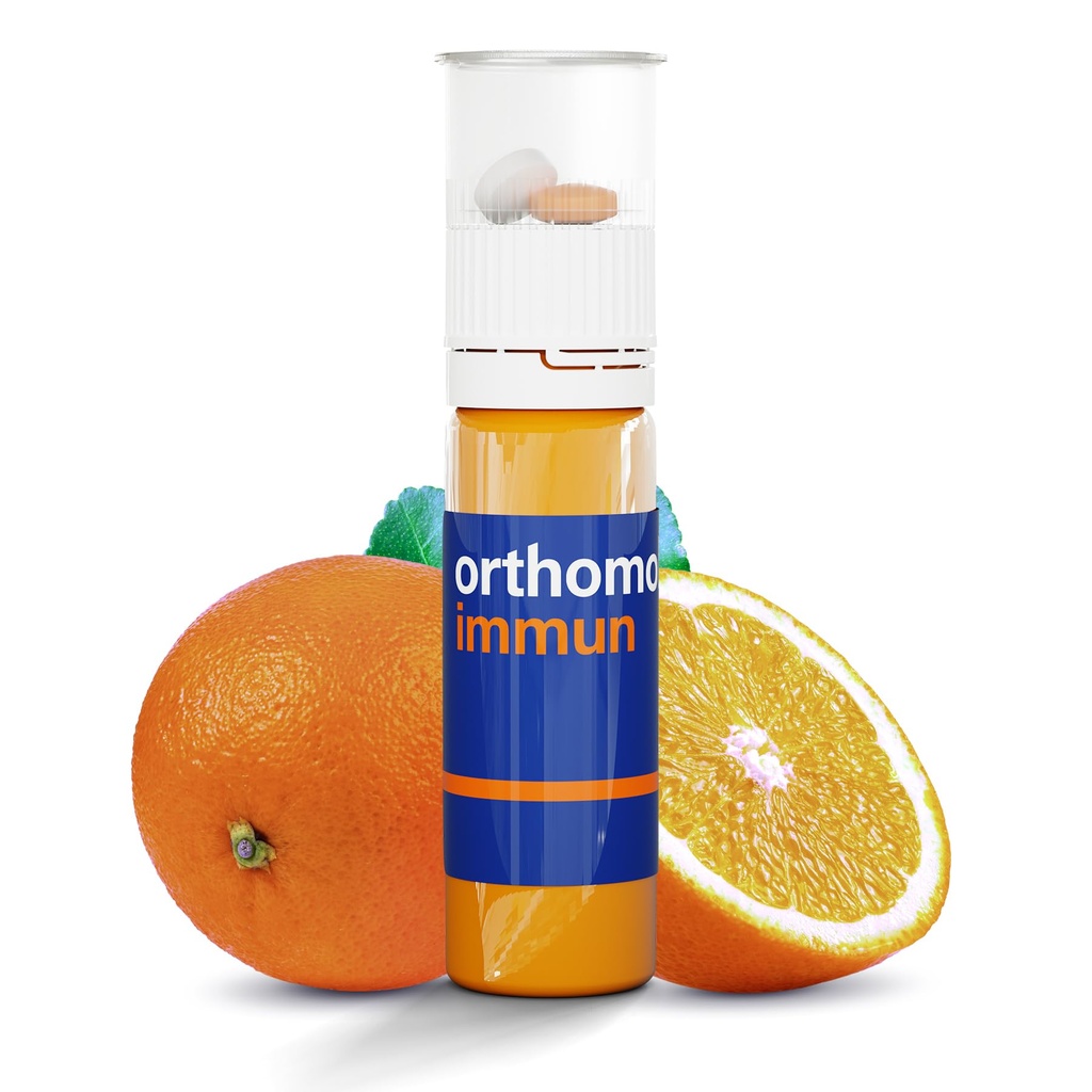 Virus immun d'orthomole, Supplément quotidien de soutien immunitaire liquide, 7 jours d'approvisionnement, Comprend les vitamines A, B, C, D, E, Zinc et Iodine, Formule Premium pour la défense immunitaire améliorée et la vitalité globale