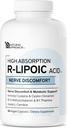 Acide R-LIPOIQUE HAUT ABSORPION - Soutient la santé Nerve - Doigts, mains, orteils et pieds - Soutient le vieillissement en santé, la santé cardiovasculaire et le bien-être global* - 60 Capsules Vegan