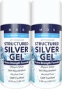Gel d'Argent Colloïdal Extra Strength - Gel d'Argent Colloïdal activé 35ppm pour une puissance maximale - Fabriqué aux États-Unis - Formule structurée dans un emballage pratique 2