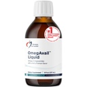 Conceptions pour la santé OmegAvail liquide TG Huile de poisson 1200mg - Triglycéride Omega-3 Huile de poisson Supplément de soutien cerveau avec DHA/EPA - Saveur de citron naturel (8oz / 47 portions)