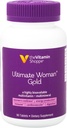 La Vitamine Shoppe Ultimate Woman Gold Multivitamine - avec Fer, B Vitamines et Vitamine D3 et plus pour soutenir la production d'énergie, la santé osseuse et immunitaire - Sans gluten multi-minéraux (90 comprimés)