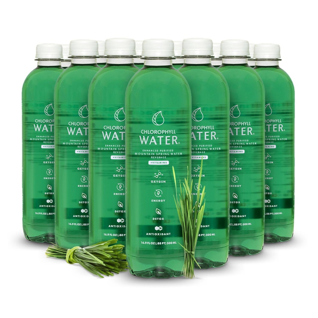Eau de chlorophylle – Liquid Chlorophylle 12-Pack (16,9 oz)