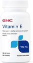 GNC supplément de vitamine E 200mg, soutient un système cardiovasculaire sain, 100 portions