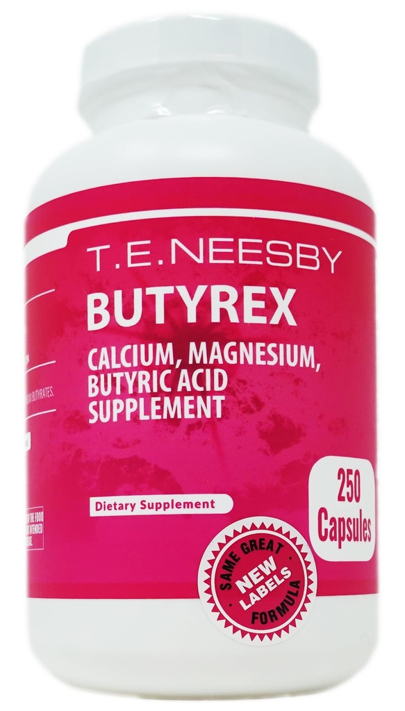 Butyrex Complexe Butyrate de calcium/Magnésium : 250 Capsules