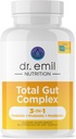 - Oui. EMIL NUTRITION Complexe de santé Gut total - Supplément prébiotique, probiotique et postbiotique - Soutient la santé digestive, le gonflement et l'équilibre Gut - Non-OGM et sans soja - 60 capsules