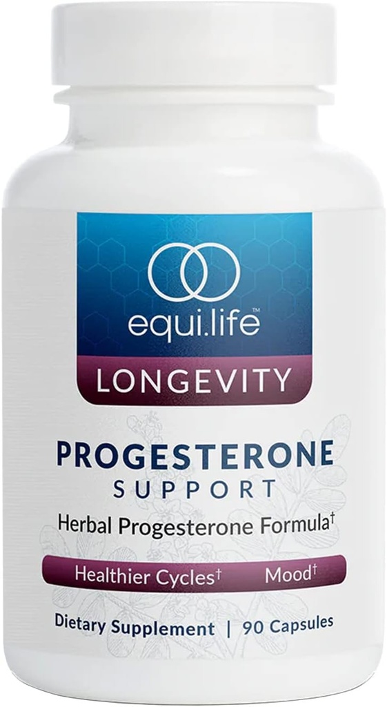 Equilife Hormone Balance Support pour les femmes, supplément de mélange à base de plantes avec noir Cohosh & Passion Flower pour soutenir le bien-être général, sans gluten, végétalien, non OGM, sans lait et sans soja, 90 capsules