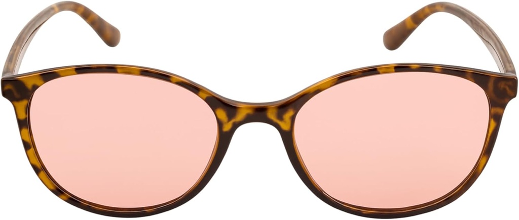 FL-41 Verres de migraine pour la sensibilité à la lumière/photophobie–Lentille transitoire intérieure/extérieure–Cadre de tortue