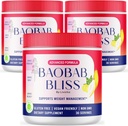 (3 Pack) Baobab Bliss Poudre, Baobab Bliss Poudre biologique, Baobab Bliss Poudre Tous les suppléments de fibre naturelle, Baobab Bliss Poudre de fruits, Baobab Bliss Poudre Bio, 90 portions pendant 3 mois