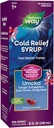 Nature's Way Cold Relief Sirop, Umcka, raccourcit la durée et réduit la gravité, multisymptômes Cold Relief, homéopathique, phényléphrine libre, non somnolent, aromatisé cerise, 8 Fl Oz (paquetage mai Vary)