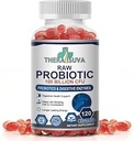 Probiotiques 100 milliards CFU – 34 souches + prébiotiques biologiques – formule alimentaire complète pour la santé des gourdins, le soutien immunitaire et l'équilibre digestif – 60 jours d'approvisionnement, 120 softgels