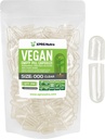 XPRS Nutra Vegan Taille 000 Capsules vides - 250 Compte Effacer Capsules vides Vegan - Pilule végétarienne - Bricolage Gélule végétale Remplissage - Pilules de pilules Veggie