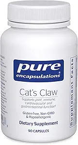 Encapsulations pures Supplément de la griffe du chat pour soutenir les articulations, les systèmes immunitaires et cardiovasculaires et la santé gastro-intestinale*