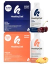 Supplément d'aide au sommeil de Healthycell REM + Supplément Cerveau Focus & Rappel pour la Mémoire & Focus Bundle