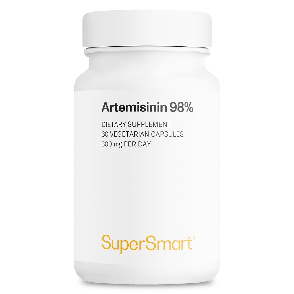 Supersmart - Artemisinin 300 mg par jour - Artemisia Annua Standardisé à 98% Artemisinin - Boost Immune System