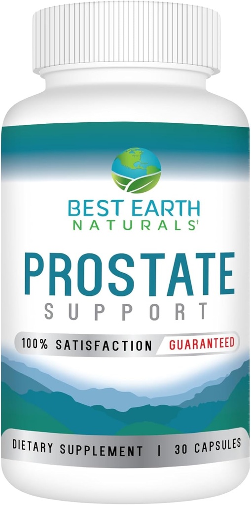 Best Earth Naturals Prostate Support Supplement for Men - Prostate Support - 30 Day Supply